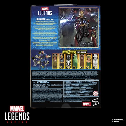 Hasbro Marvel Legends Iron Man (Mark 72) Action Figure - 15-cm Scale, 6 Accessories 4