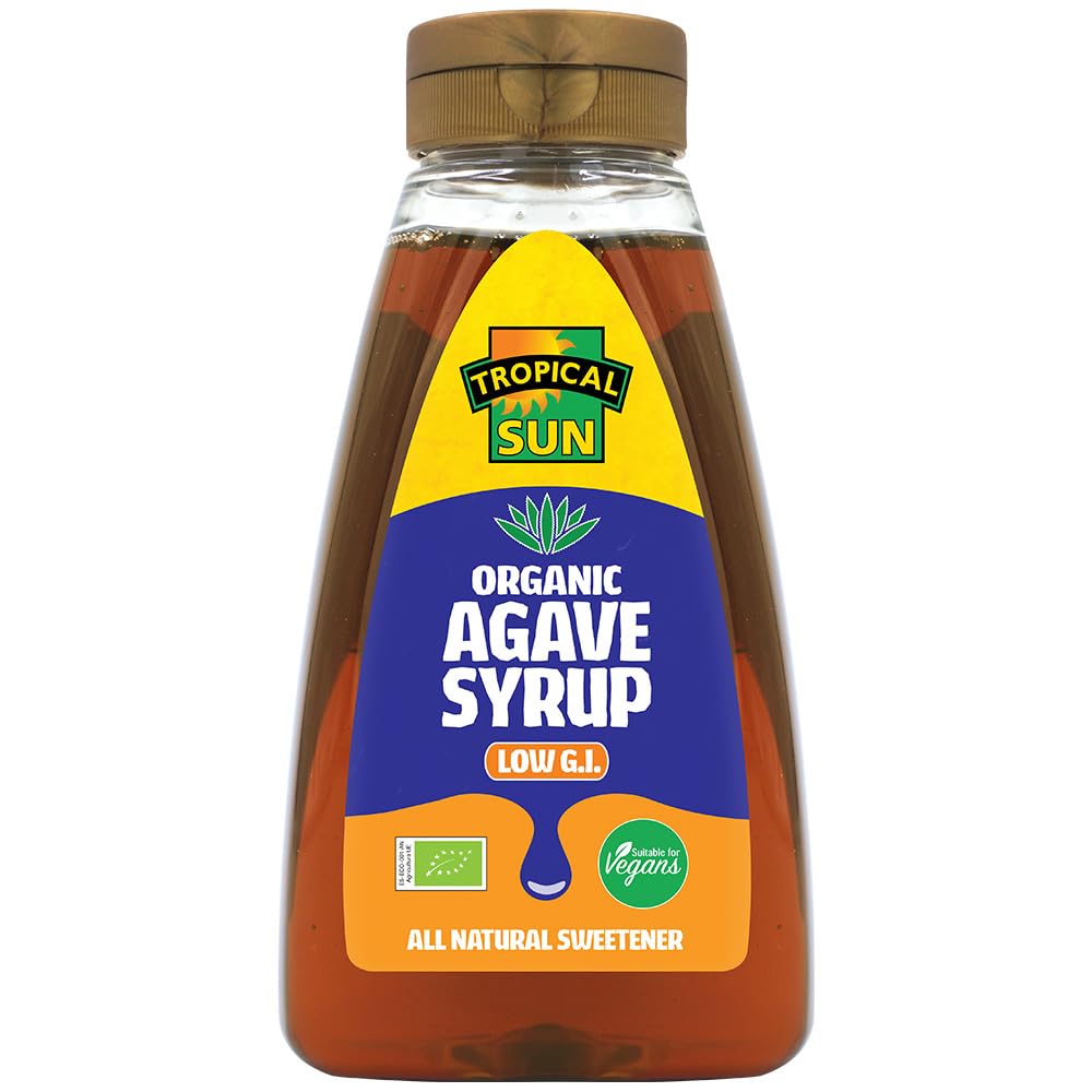Tropical Sun Organic Agave Syrup - Natural Low GI Sweetener | 370g 1