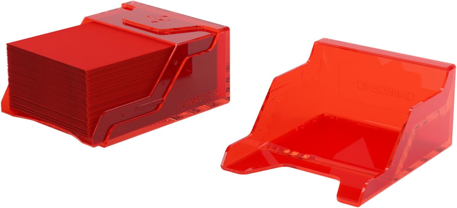 Gamegenic Bastion 50+ Red Deck Box for Double-Sleeved Cards 3
