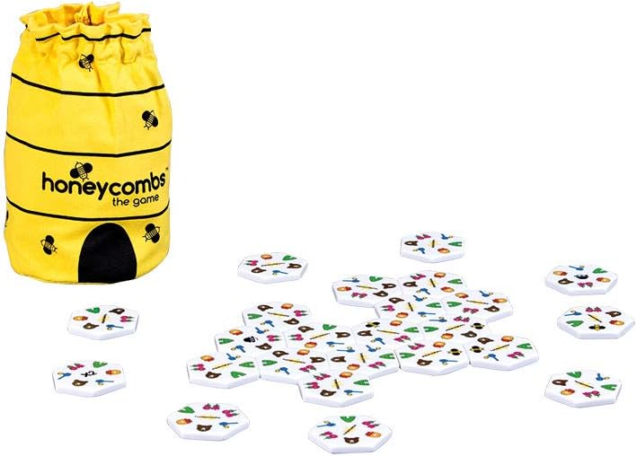 Gibsons Honeycombs Tile Matching Family Board Game