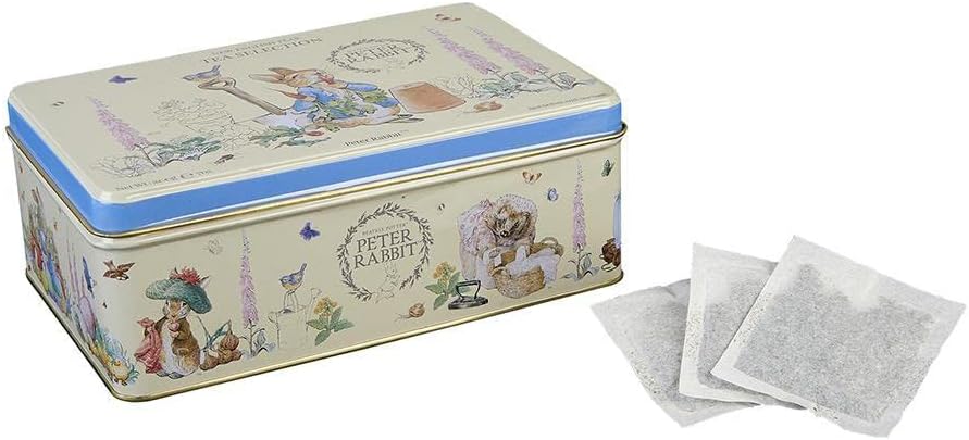 New English Teas - Peter Rabbit Gift Tea Caddy with 100 English Tea Bags