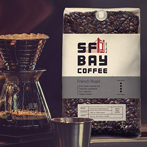 San Francisco Bay French Roast Whole Bean Coffee 908g - Dark Roast Arabica 3