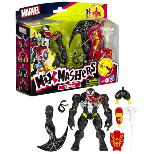 SPIDER-MAN MixMashers Marvel Venom Custom Mix-And-Match Deluxe Action Figure - 4+ Years 13