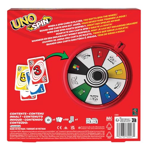 Mattel UNO Spin Card Game 14