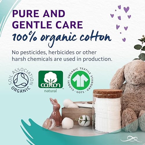 Lil-Lets Baby Cotton Wool Oval Pads (Pack of 50) 6