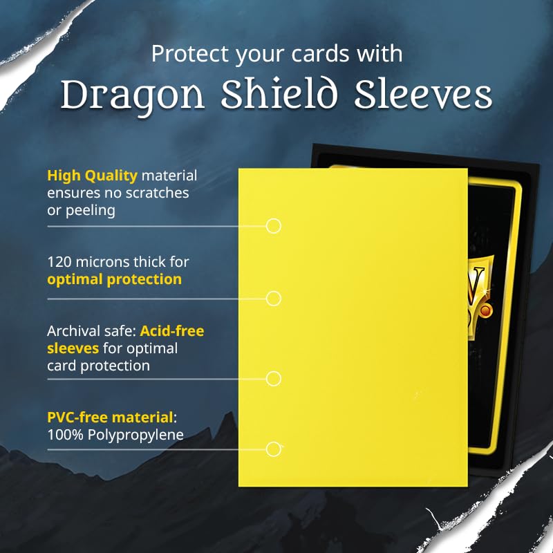 Dragon Shield Matte Japanese Size Sleeves 60pk - Jet Black, Multicolored 10