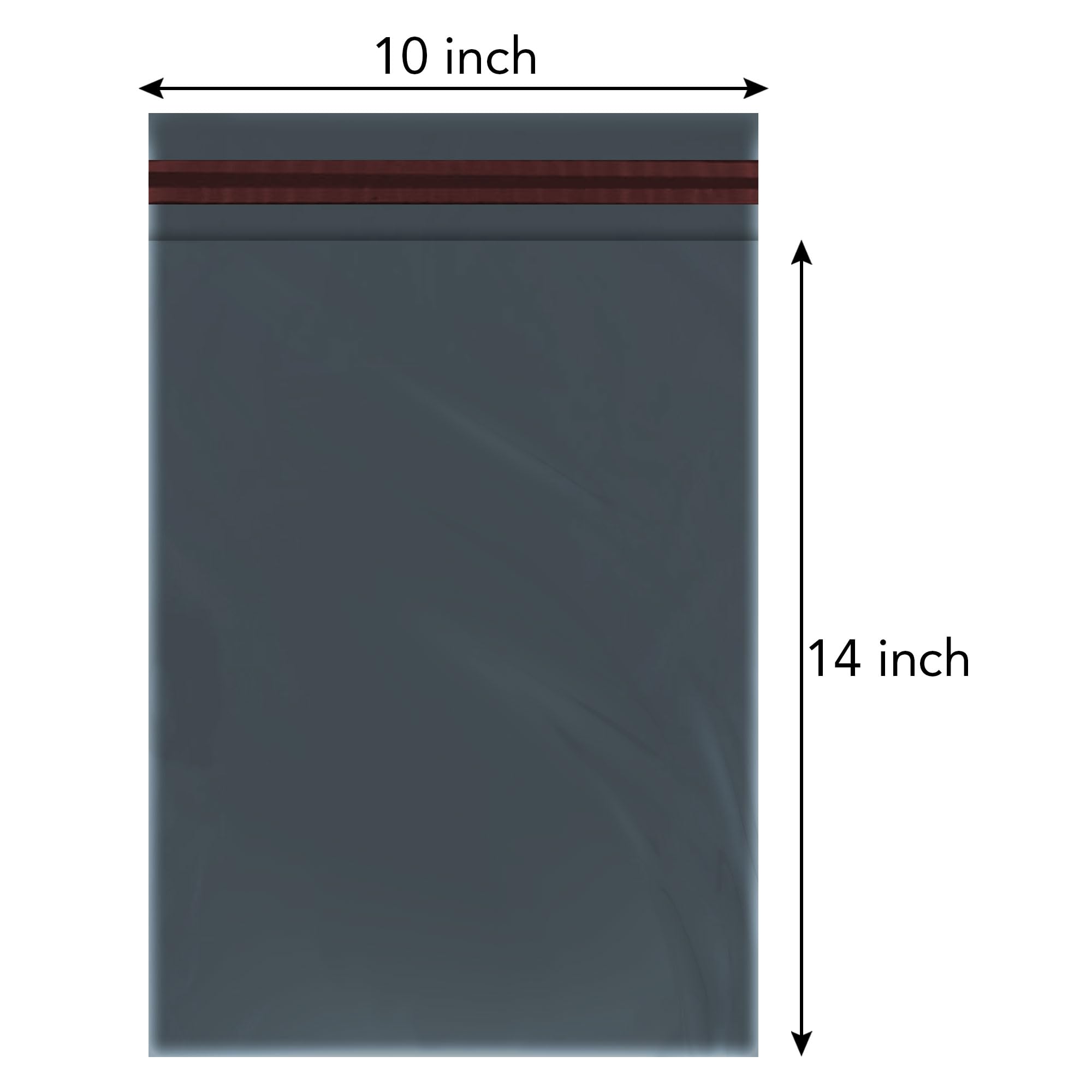 iSOUL 60 Mixed Size Poly Mailing Bags - Self Seal, Waterproof, Opaque 60 Micron Film 8