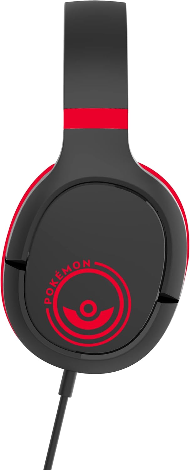 OTL Technologies Pokémon Poké Ball Black Pro G1 Gaming Headphones (PK0879)