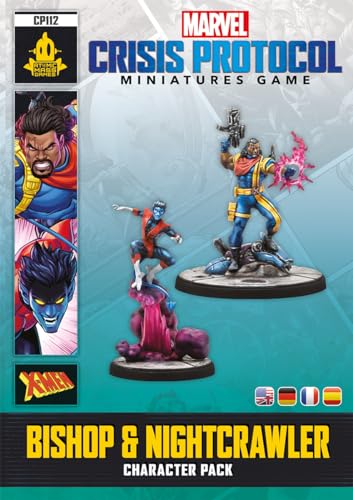 Atomic Mass Games Marvel Crisis Protocol: Bishop and Nightcrawler Expansion | 2 Players | Ages 14+