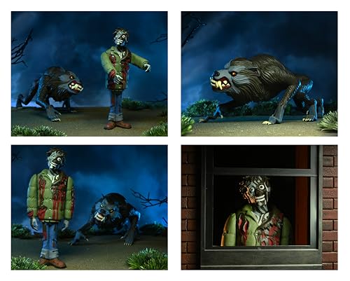 NECA Toony Terrors American Werewolf in London - Jack & Kessler Wolf Action Figure 2-Pack (4898)