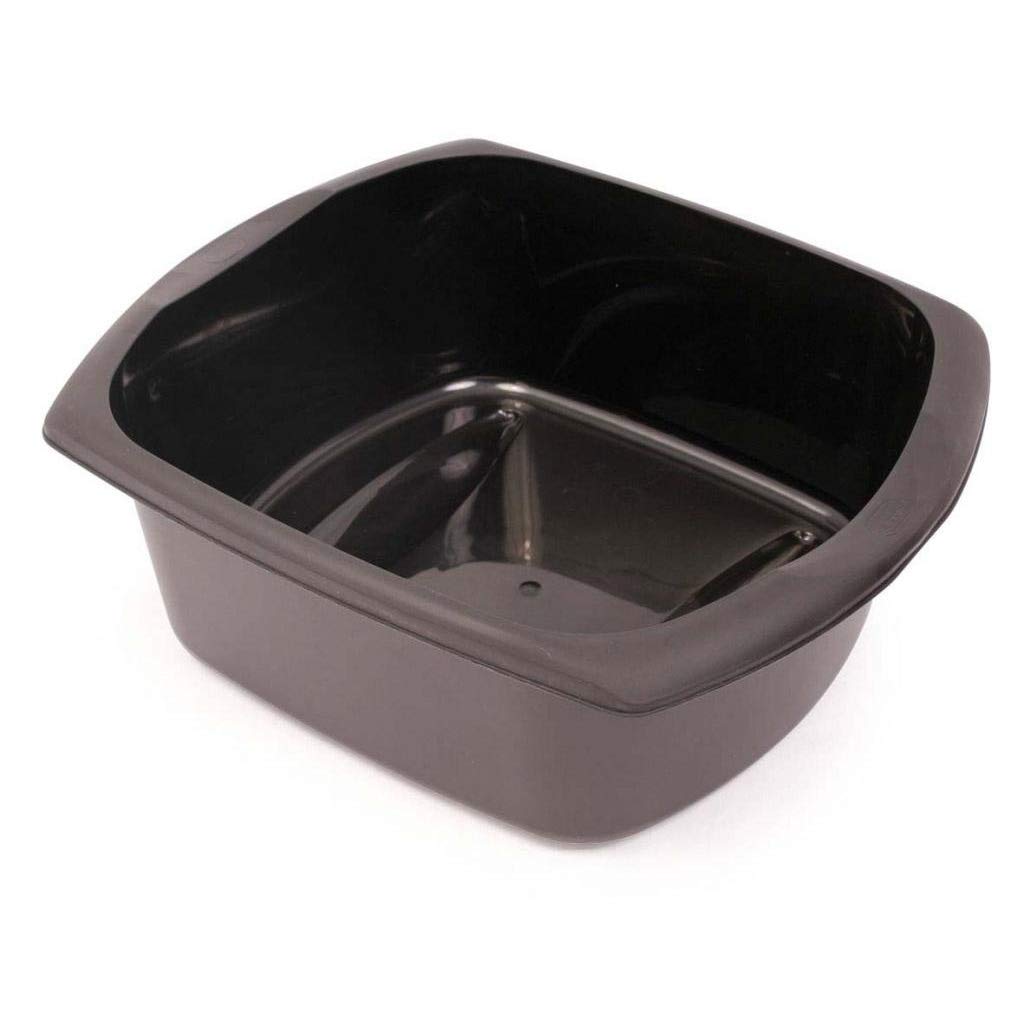Addis Rectangular Washing Up Bowl - 9.5 Litre Capacity | Soft Black | Made in UK