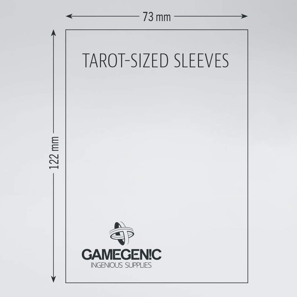 GAMEGEN!C Prime Tarot-Sized Sleeves 73 x 122 mm (50) Clear 4