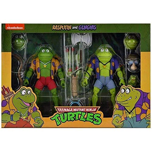 NECA Teenage Mutant Ninja Turtles Punk Frogs Genghis & Rasputin 7-Inch Action Figure 2-Pack