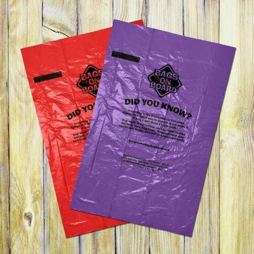 Bags on Board Strong Leak Proof Dog Poop Bags with Triple Berry Scent | 140 Count