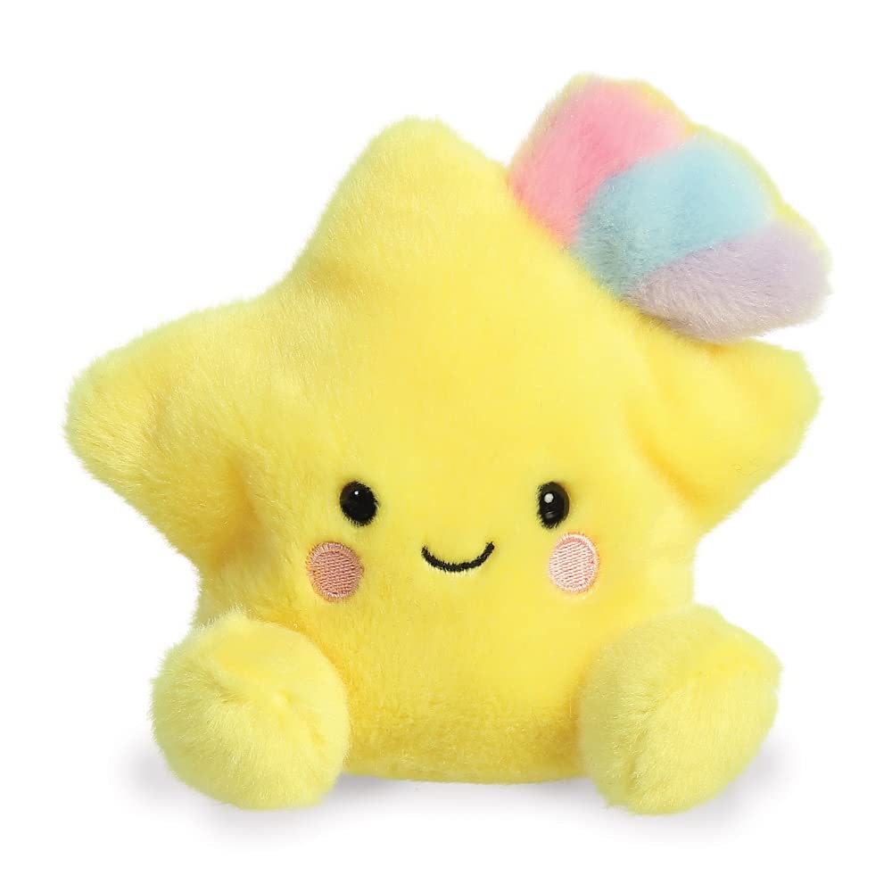 AURORA Palm Pals Pisces Shooting Star Soft Toy - Yellow, Medium, Suitable from Birth