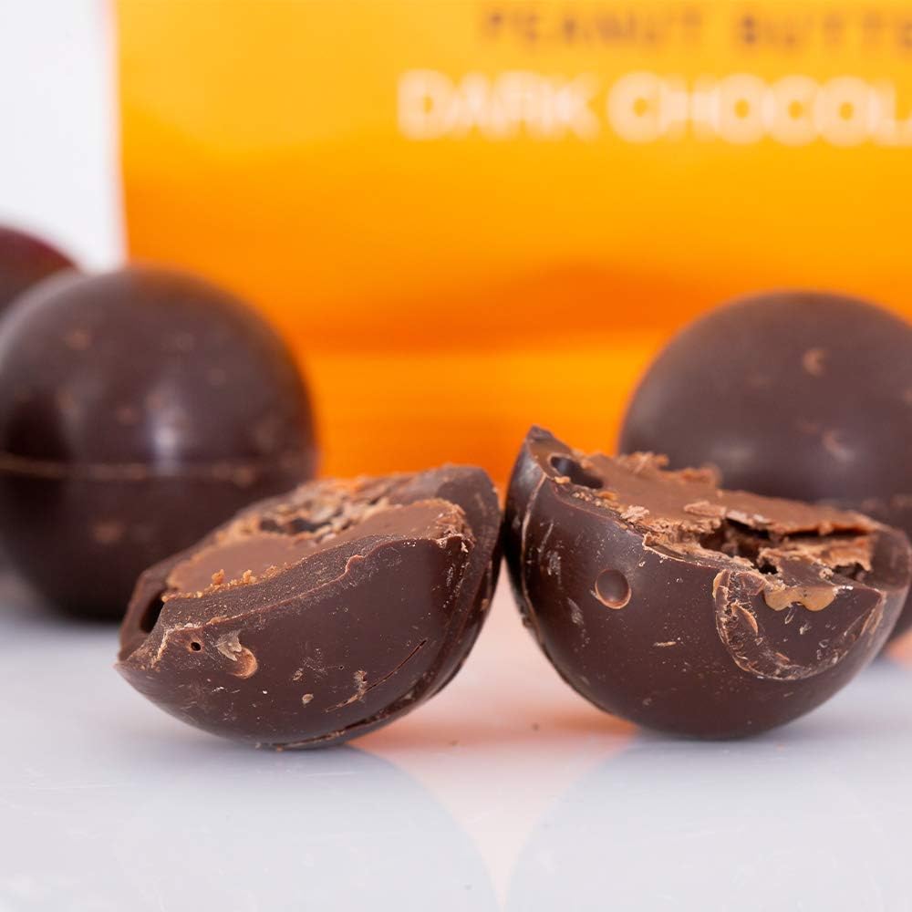 Montezuma - 70% Cocoa Dark Chocolate with Peanut Butter Truffle Bites 120g