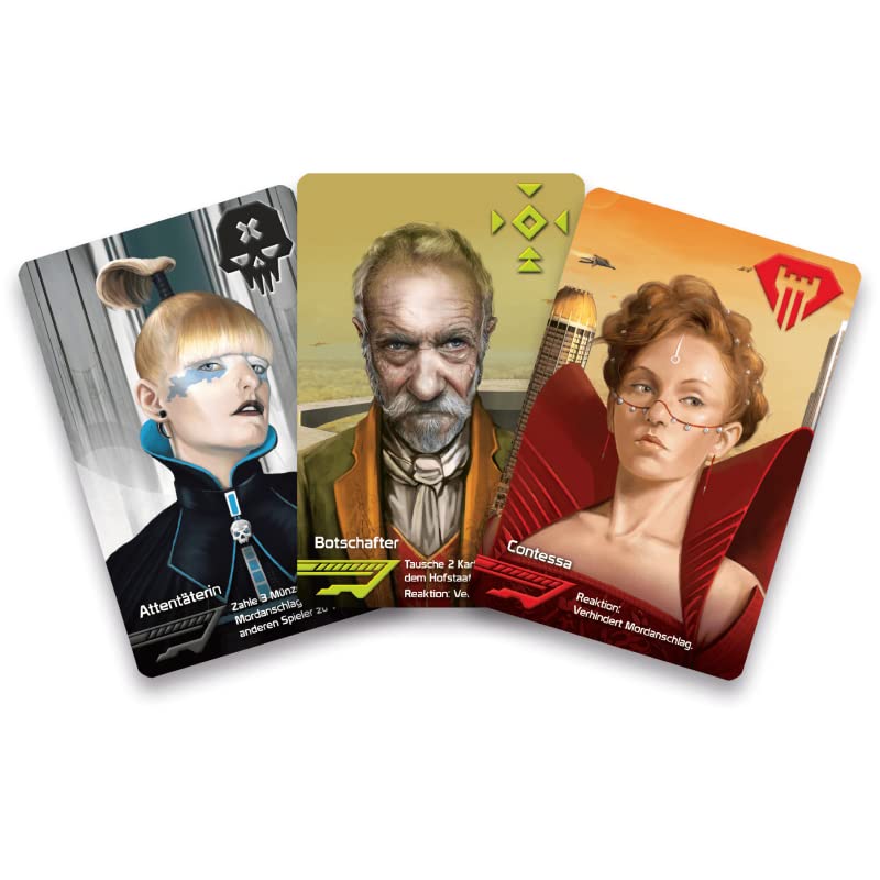 ELZNIR GAMES Coup Resistor Card Game for 2-6 Players, German Edition 6