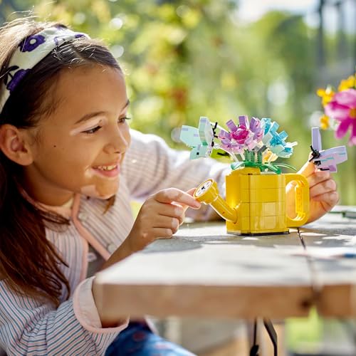 LEGO Creator 3in1 Flowers in Watering Can - Building Set for Kids 8+ 10