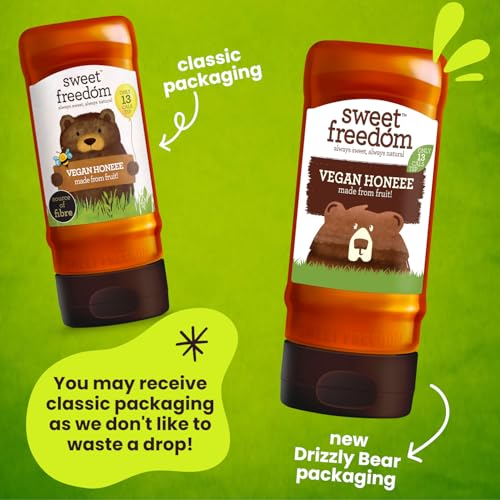 Sweet Freedom Vegan Honeee Syrup - 350g | Natural Fruit-Based Honey Alternative | 13 Cal per Teaspoon | No Preservatives | Vegan & Allergen-Free 7