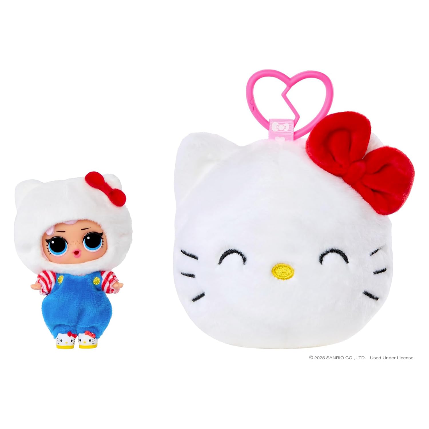 L.O.L. Surprise! Loves Hello Kitty Reversible Plush Surprise - 2-in-1 Plush, 5 Surprises, Ages 3+