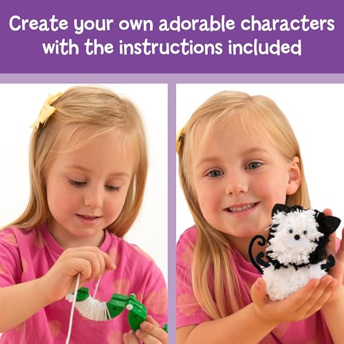 Galt Pom Pom Pets Craft Kit - Knitting & Sewing Set for Kids Ages 5+ 7