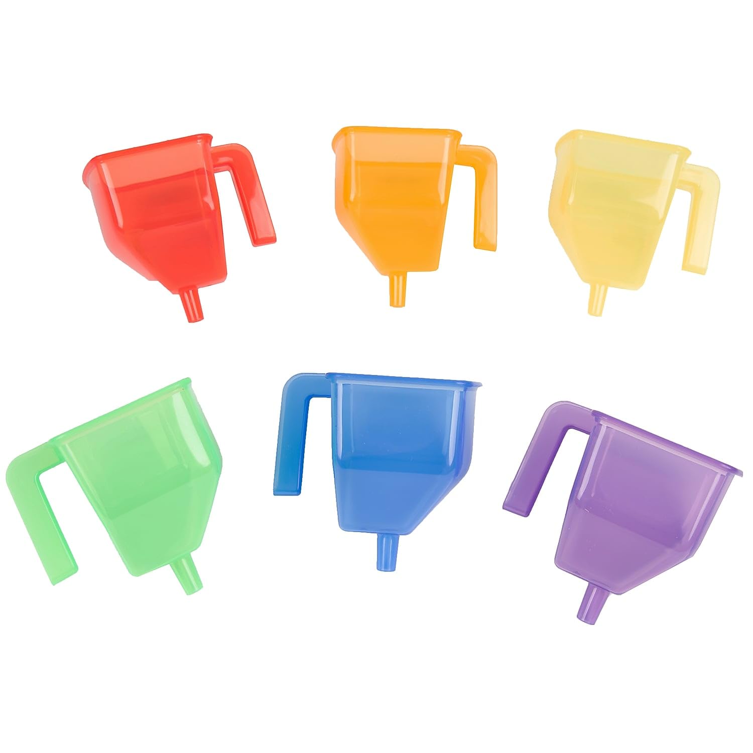 tickit Translucent Colour Funnels - Set of 6 | Early STEM & Motor Skills | Ages 18m+ 1