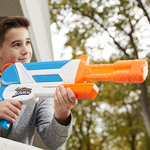 Nerf Super Soaker Twister Water Blaster - 2 Twisting Streams, 37 fl. oz. Tank