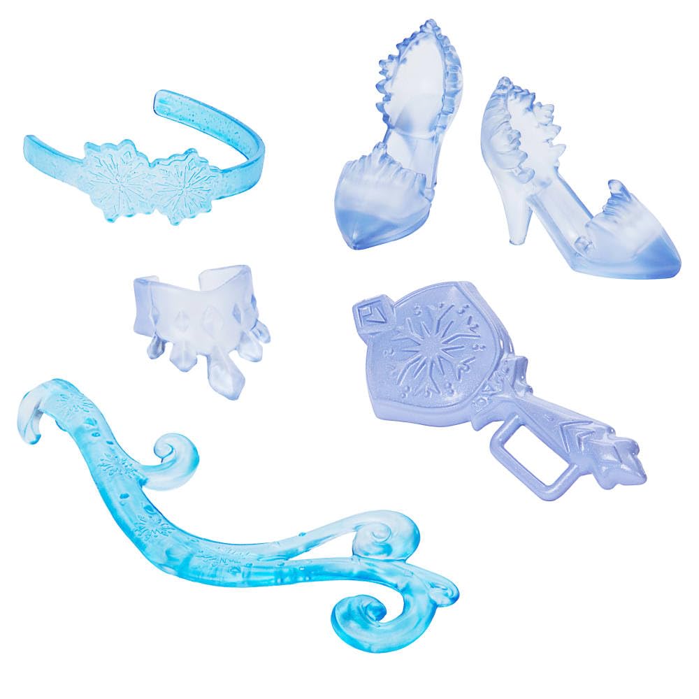 Mattel Disney Frozen Elsa Spin & Reveal Doll Playset - 11 Surprises with Fashion Accessories 6