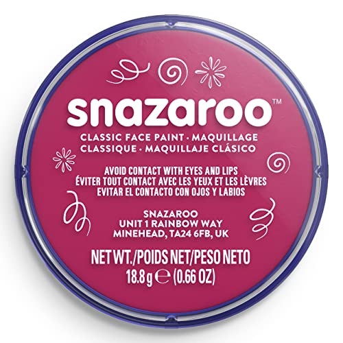 Snazaroo - Classic Fuchsia Pink Face and Body Paint (18ml) 10