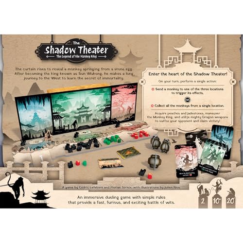 Space Cowboys The Shadow Theater: The Legend of The Monkey King Board Game 9