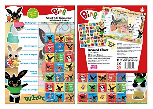 Bing Potty & Training Reward Chart with 56 Reusable Stickers - Ages 3-6 14