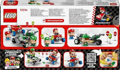 LEGO Super Mario: Mario Kart – Baby Mario vs. Baby Luigi Playset - 321-Piece Building Set for Kids 8+ 7