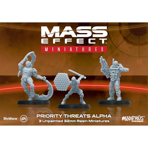 Modiphius Mass Effect Priority Threats Alpha Resin Collectors Miniature Set 3
