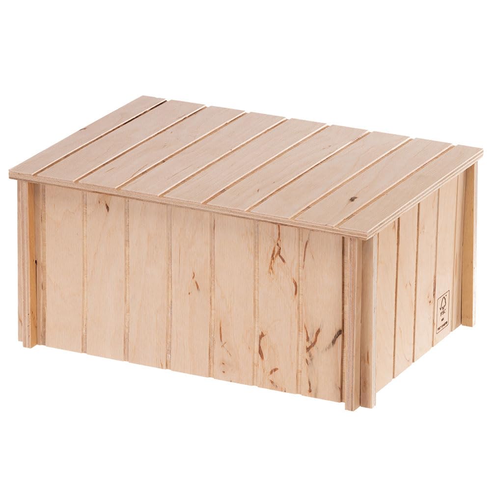 Ferplast Wood Home for Small Animals | FSC-Certified Wood | Tool-Free Assembly | 33 x 23.6 x 16 cm 5