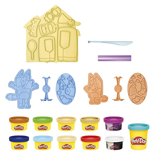 Play-Doh Bluey Make ’n Mash Costumes Playset - Creative Arts & Crafts Toy for Toddlers 3+ 8