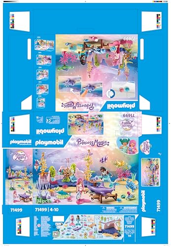 Playmobil Mermaid Sealife Care - Underwater Adventure Playset for Kids 4+ 8