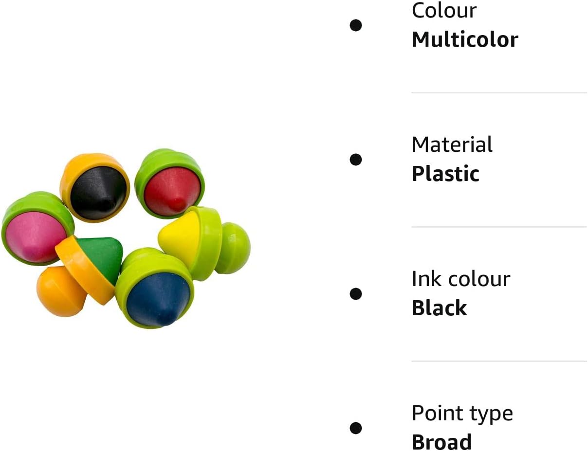 Craftplay My First Art Tools - Easy Grip Crayons for Toddlers 2+