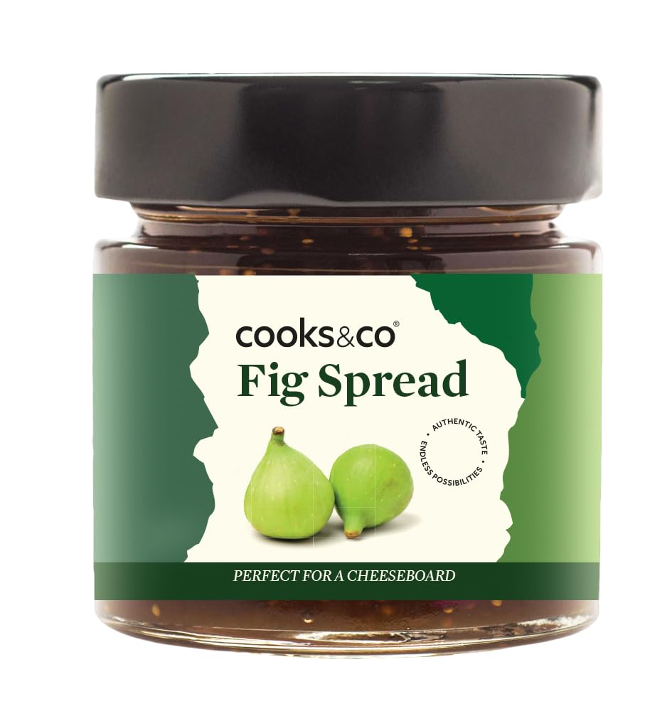 Cooks&Co Fig Spread 140g - Rich Fig Conserve with Real Fruit Pieces