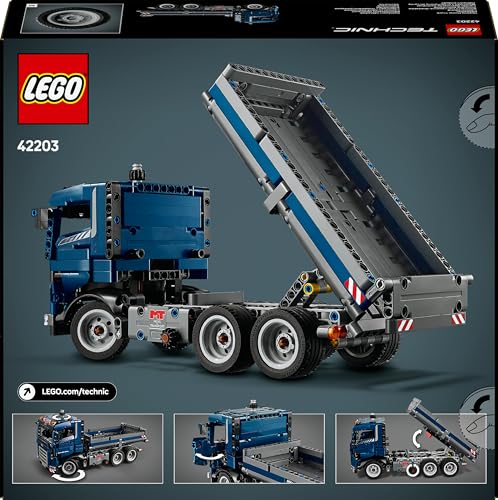 LEGO Technic Tipping Dump Truck Toy with Steering & Moving Dump Box - 462 Pieces for Ages 9+ 13