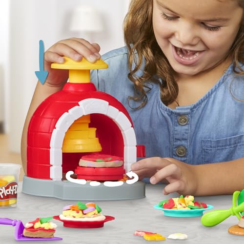 Play-Doh Kitchen Creations Pizza Oven Playset - 6 Colors & 8 Tools for Kids 3+ 23
