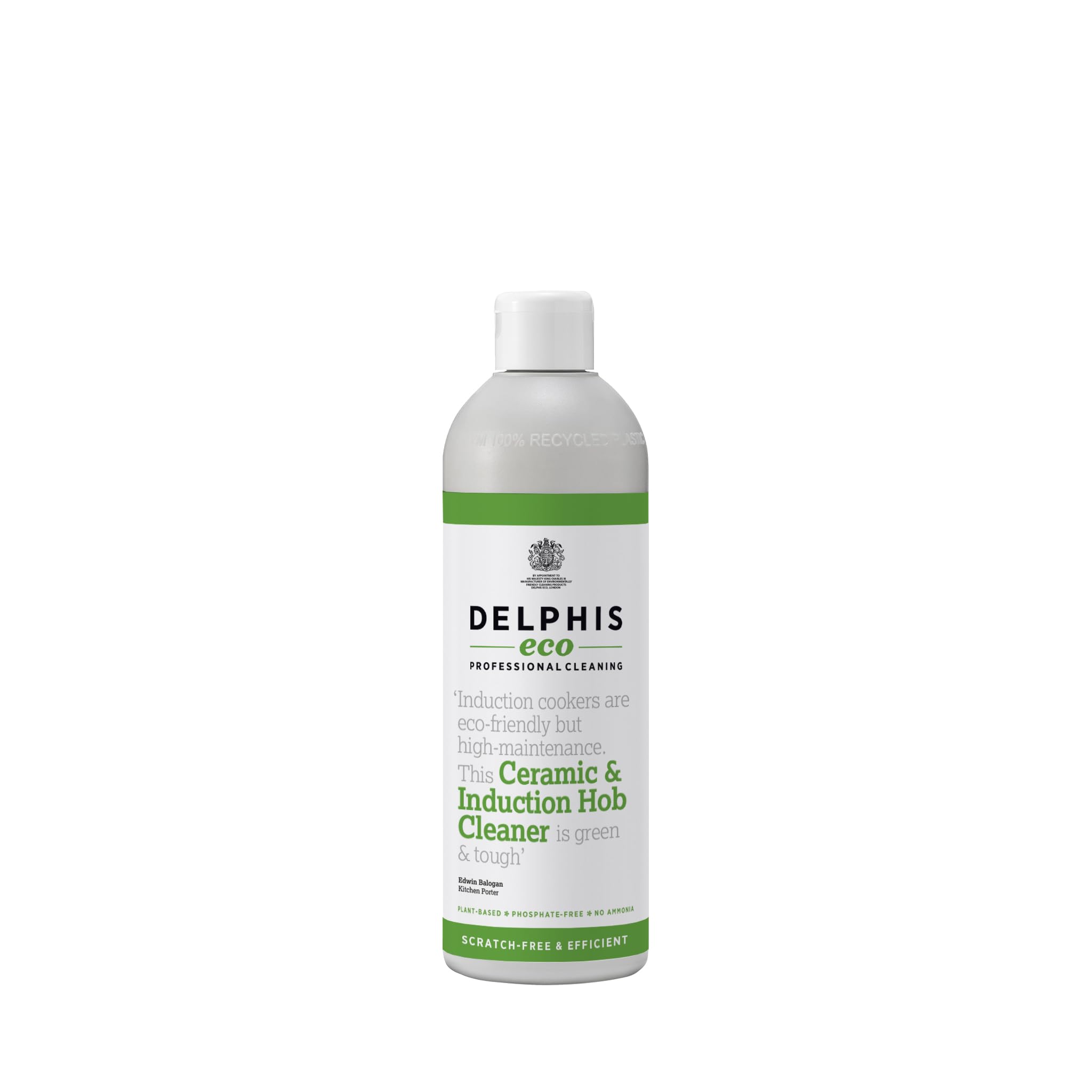 DELPHISECO Non Scratch Ceramic & Induction Hob Cleaner - 500ml | Plant-Based & Biodegradable
