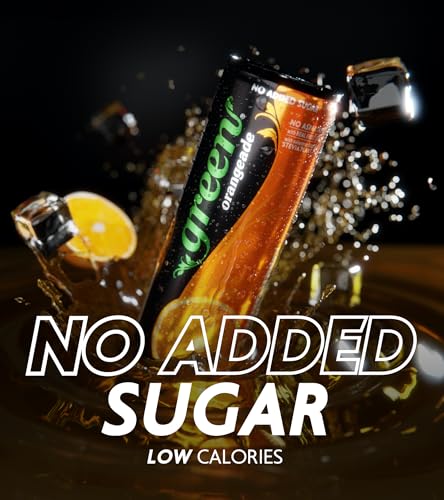 Green Cola - Green Orangeade Sparkling Soft Drink (4 x 330ml) 6