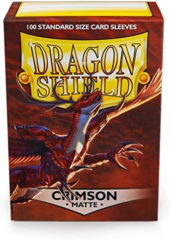 Arcane Tinmen Dragon Shield Matte Crimson 100 Card Sleeves 4
