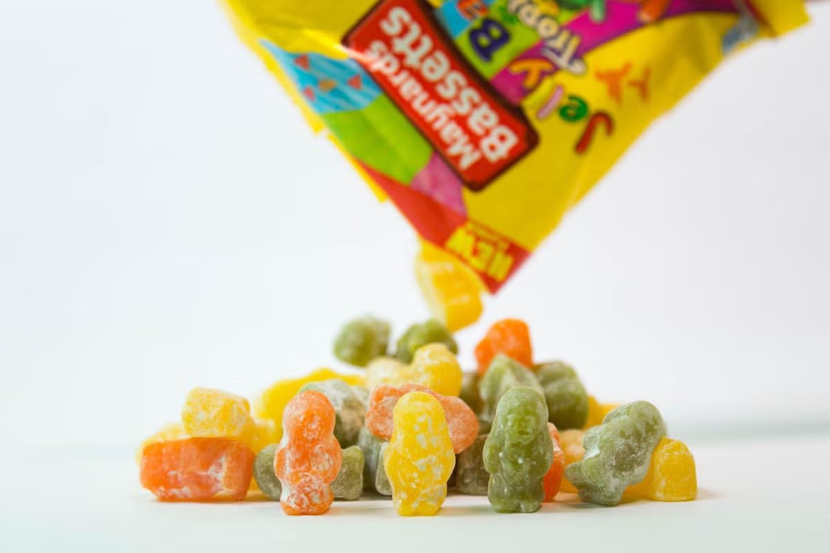Maynards Bassetts Jelly Babies – Weiche, fruchtige Geleebonbons, 350 g