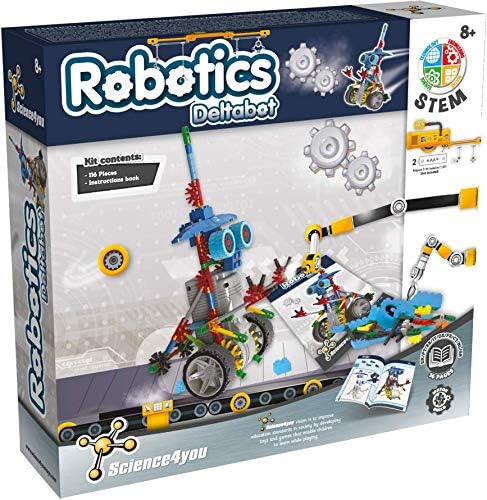 Science4you Deltabot Robot Building Kit - 117-Piece STEM Construction Set for Kids 8-14 6