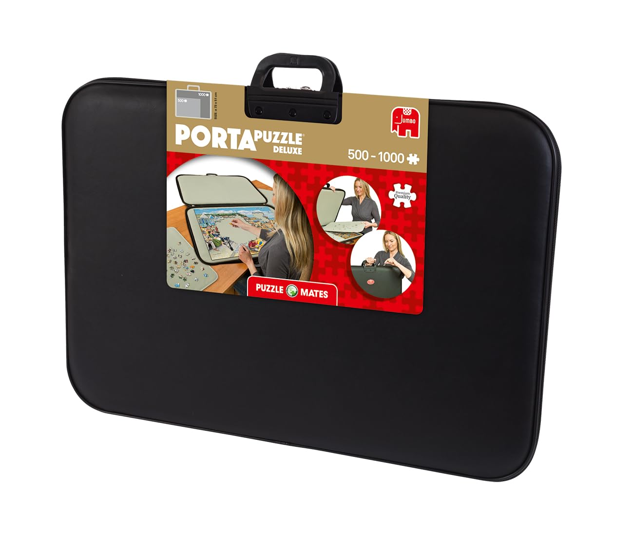 PortaPuzzle Deluxe - 1000-Piece Jigsaw Puzzle Storage & Transport Case for Puzzles up to 73x51 cm 5