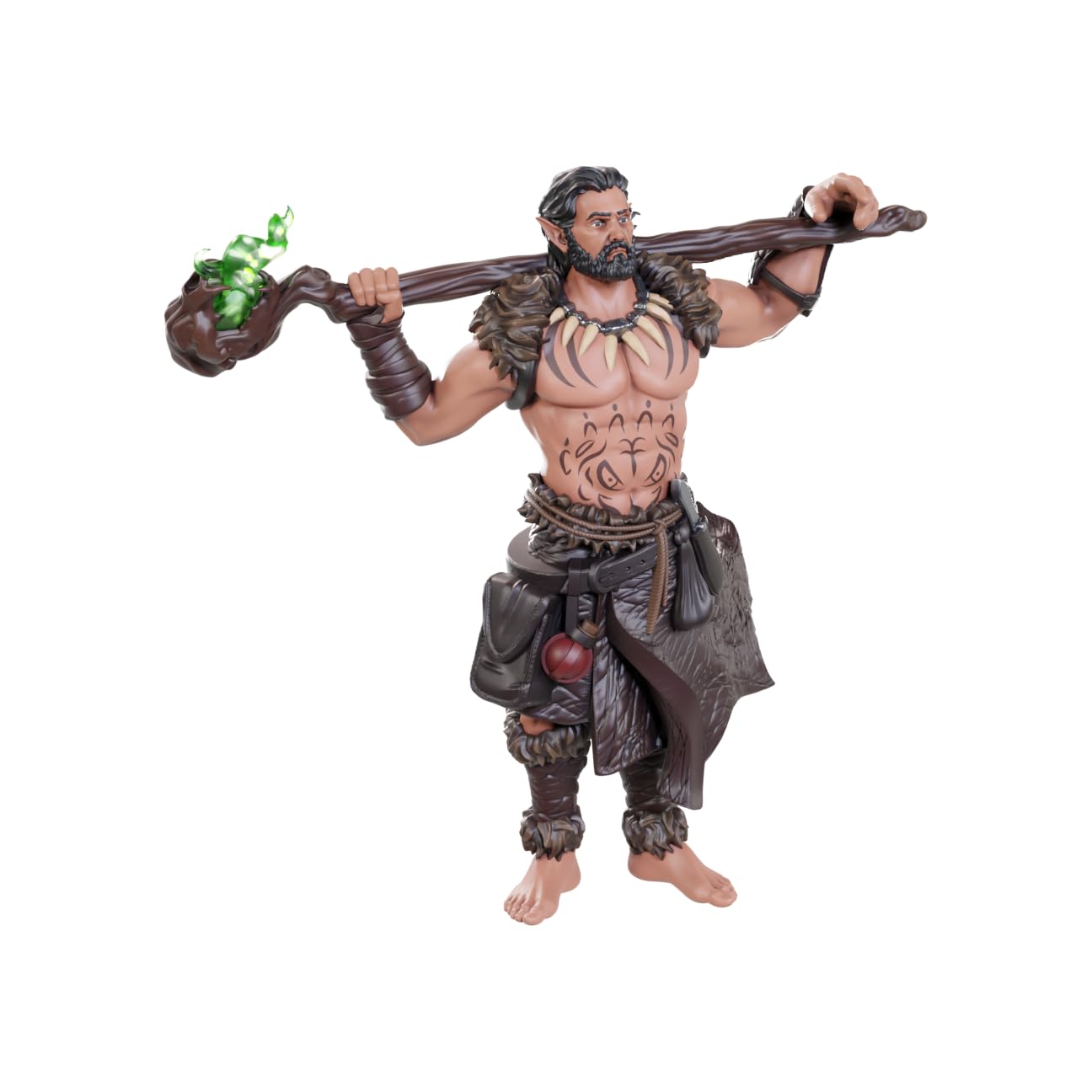 WizKids D&D Nolzur's Marvelous Miniatures - Archdruid & Martial Arts Adept | Unpainted Plastic Figure 3