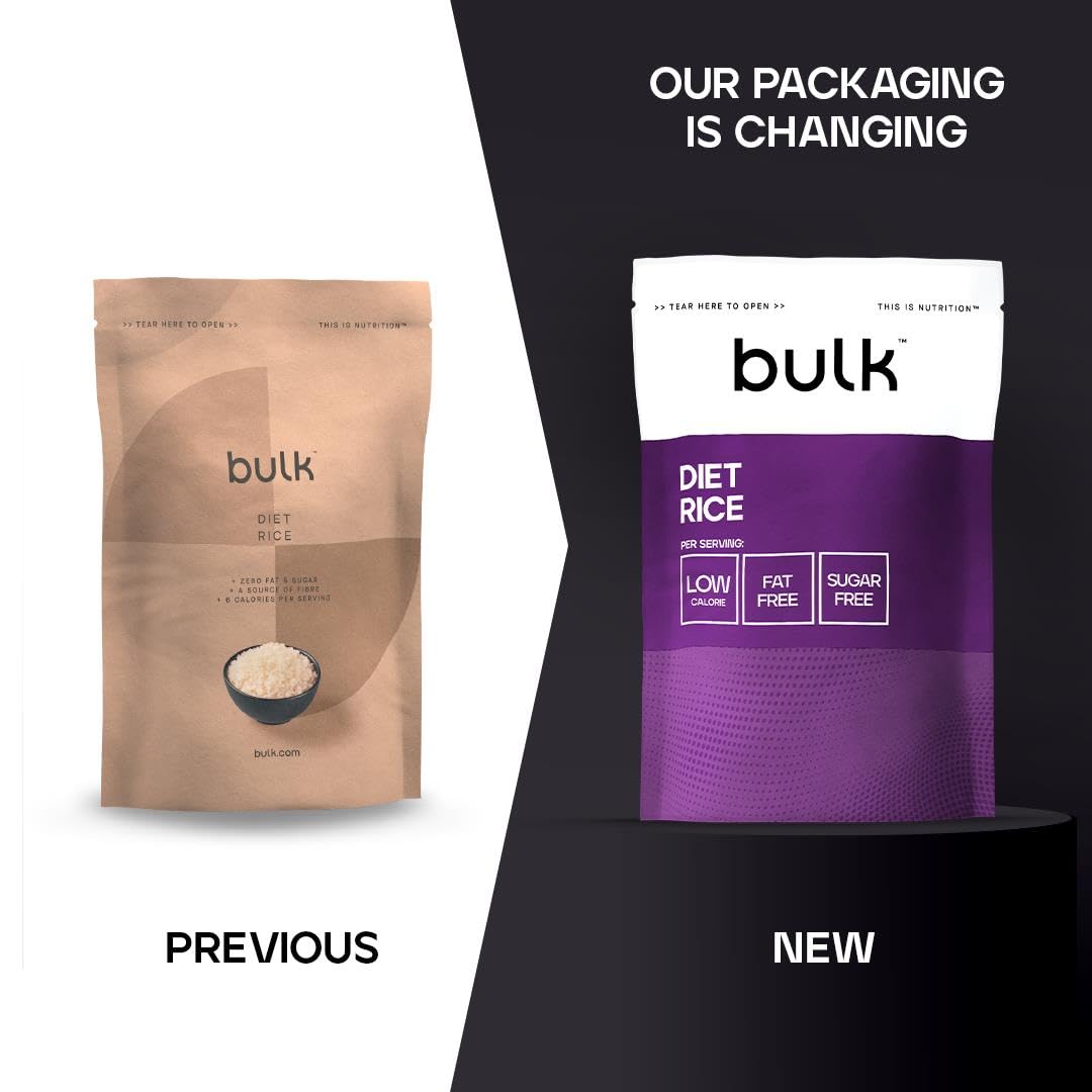 Bulk Diet Rice 200g - Low Calorie Rice Alternative with Glucomannan