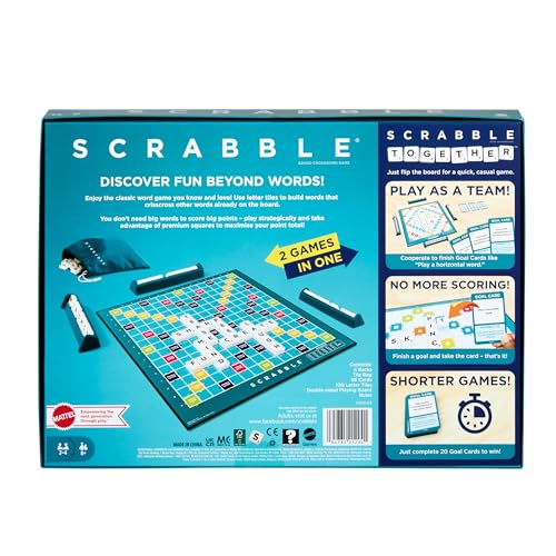Mattel Games Scrabble German Edition Board Game HWD45 8