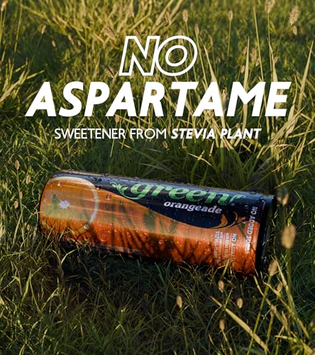 Green Cola - Green Orangeade Sparkling Soft Drink (4 x 330ml) 5